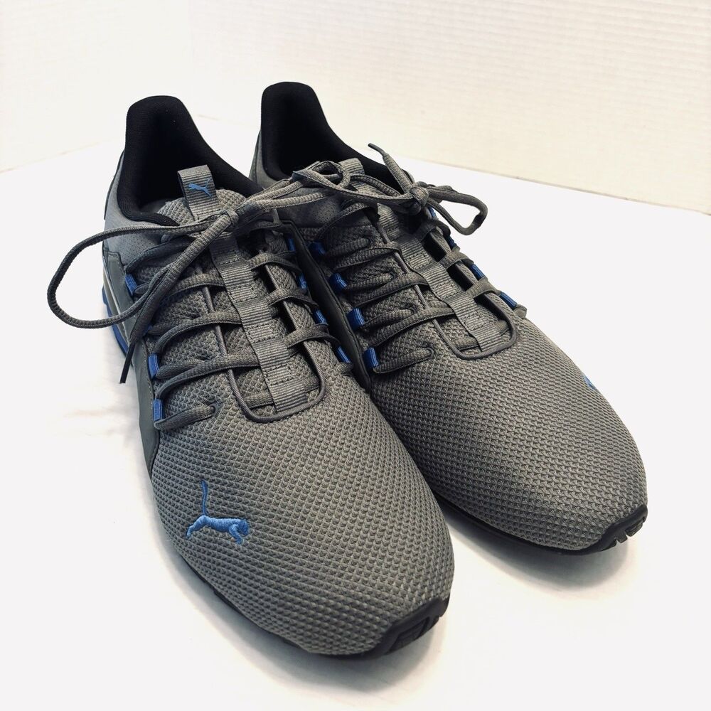 PUMA Men’s Athletic Running Shoes Gray Blue Size 13 Style 310739-02 See Pics